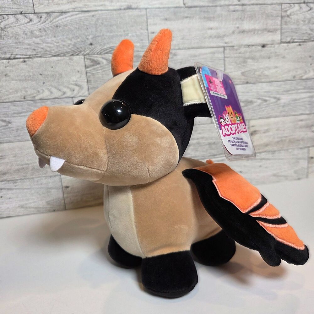 Adopt Me Bat Dragon Plush 8" NWT Unopened Witch Hat Code Roblox Rare